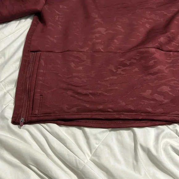 Fabletics burgundy cano cowl hoodie sweatshirt oversized size small - Picture 5 of 6
